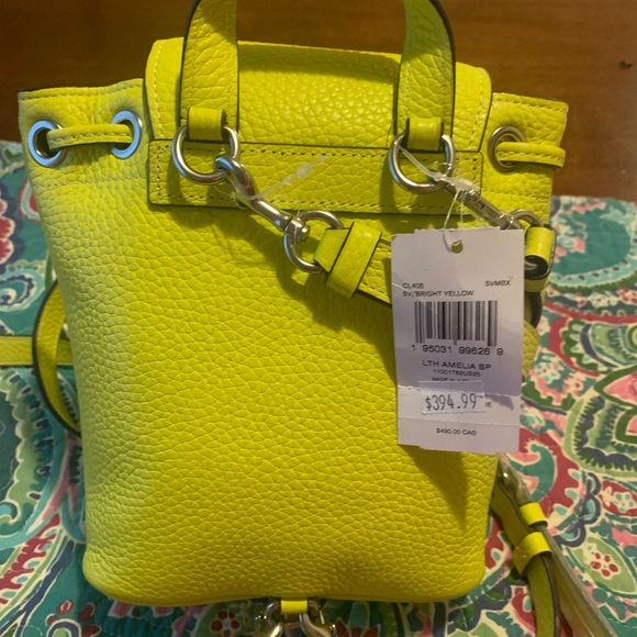 XXSOLDXX COACH Amelia Leather Convertible Backpack NWT MSRP $325 - Picture 7 of 8